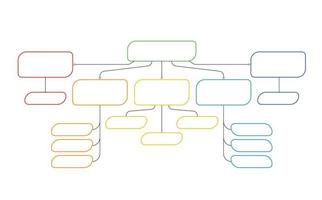 Linear Flowchart. Illustration of infographic business, graph and diagram planning vector