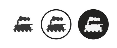diesel train icon . web icon set . icons collection flat. Simple vector illustration.