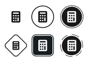 calculator icon . web icon set . icons collection flat. Simple vector illustration.