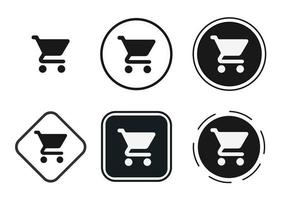 cart icon . web icon set . icons collection flat. Simple vector illustration.