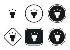 flash light icon . web icon set . icons collection flat. Simple vector illustration.