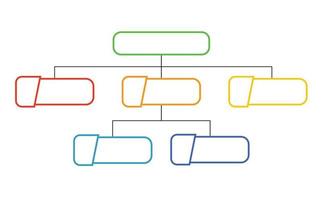 diagrama de flujo lineal. ilustración de negocios infográficos, gráficos y planificación de diagramas vector