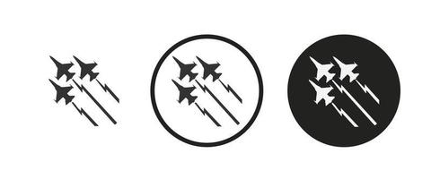 Attack jet plane icon . web icon set .vector illustration vector