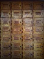 vintage background of old wooden drawers pattern texture photo