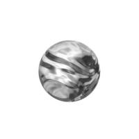 3D abstract art with surreal 3D organic balls. in a smooth and soft wave-like bio form in an aluminium-metal material photo
