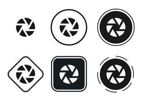 aperture icon . web icon set . icons collection flat. Simple vector illustration.