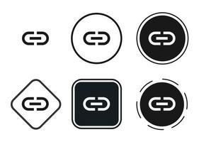 link icon . web icon set . icons collection flat. Simple vector illustration.