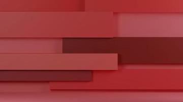 3D render blank bright red studio background, product display with copy space for displaying content design. Banner for advertising products on the website photo