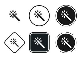 color wand icon . web icon set . icons collection flat. Simple vector illustration.