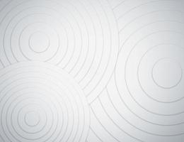 White geometric background concept. 3d circles illustration. Abstract creative texture for business template. Modern and simple radial pattern photo
