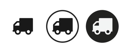 lorry icon . web icon set . icons collection flat. Simple vector illustration.