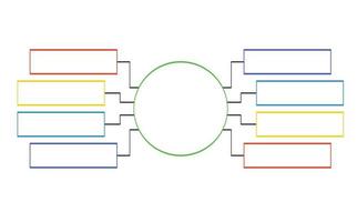 diagrama de flujo lineal. ilustración de negocios infográficos, gráficos y planificación de diagramas vector