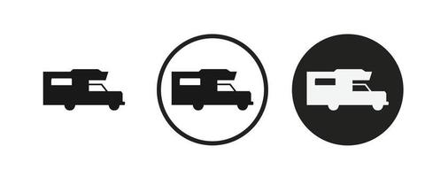 Minibus icon . web icon set .vector illustration vector