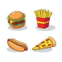 some fast food vector