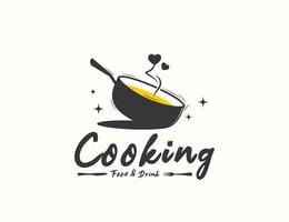 Cooking logo design vector