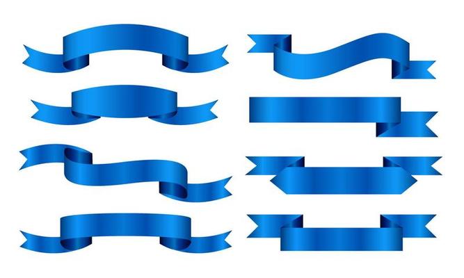 Blue Ribbon Vector Art, Icons, and Graphics for Free Download