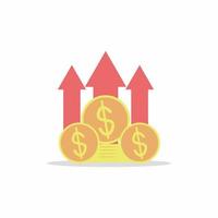 Business Profit Increase Illustration vector