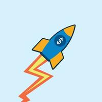 Rocket Profit Illustration vector