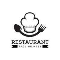 vector premium de logotipo de restaurante de comida