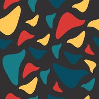 colorful abstract shape seamless pattern perfect for background or wallpaper vector