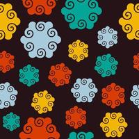 patrón transparente hexagonal abstracto colorido perfecto para fondo o papel tapiz vector