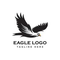 vector premium de logotipo de águila voladora