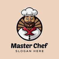 logotipo de chef, plantilla de logotipo de master chef vector