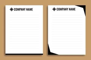 Letterheads. Great for companies, social institutions, communities etc vector