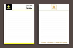Letterheads. Great for companies, social institutions, communities etc vector