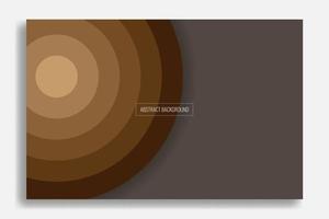 Gray abstract background with brown circles around the edges. Great for social media, web, computer, banner etc vector