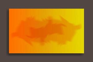 Gradient background. Yellow and orange blend vector