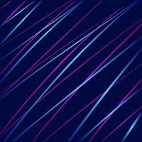 Neon glow technology line art colorful design with dark background. Abstract vector illustration. Blue and pink purple style.