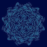 Luxury blue design with dark background. Abstract vector illustration.