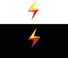 Bolt And Flash Light Logo Design Icon Vector Template.