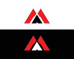 MA And AM Letter Logo And Icon Vector Element Design.