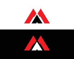 MA And AM Letter Logo And Icon Vector Element Design.