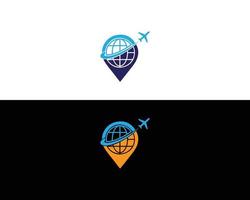 plantilla de diseño de logotipo e icono de viaje. vector