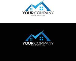 Real Estate, Home Property And Construction Logo Design For Business Corporate Sign .