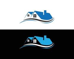 diseño de logotipo de propiedad y construcción de bienes raíces para plantilla de vector de signo corporativo de negocios