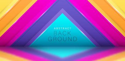 illustration triangle stage colorful background stripes for launch event product concept, corporate sign, ads campaign marketing, ecommerce, marketplace billboard, advertisement agency, podium display