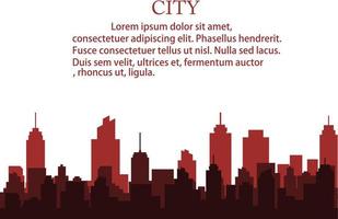 Modern City Skyline Vector illustration