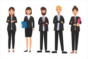 Business People teamwork ,Vector illustration cartoon character. vector