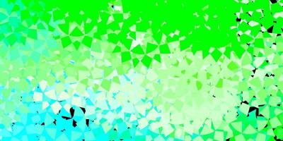 Light green vector backdrop with triangles, lines.