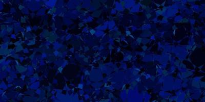 Dark BLUE vector pattern with polygonal shapes.