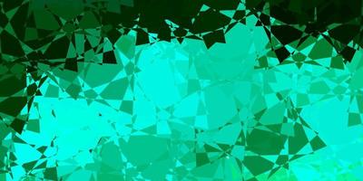 Light Green vector pattern with polygonal shapes.