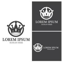 Crown Logo Template vector icon