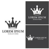 Crown Logo Template vector icon