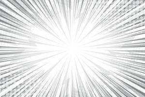 Vector radial speed lines effect comic background.