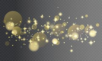 Magical Spark Transparent Background vector