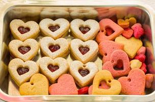 Valentines day cookies photo